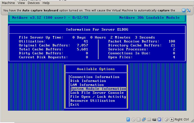 Why? netware monitor